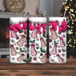 Festive Christmas Tree Tumbler